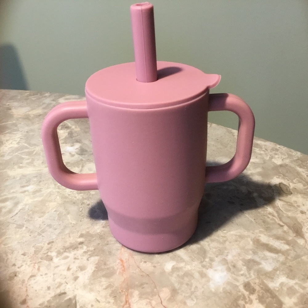 New Kids No Spill and Grip Sip Cup Pink (ages 0-3)
